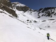 il traverso per risalire al colle