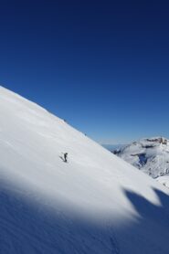 Sul pendio di salita del Seirasso
