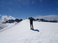 sulla cresta in prossimità della vetta