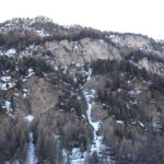 La cascata dalla strada