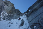 Primo tiro dopo il nevaio sospeso.