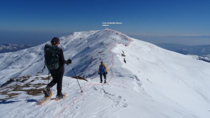 Dal M.Riba del Gias proseguimo verso la Testa di Garitta Nuova.