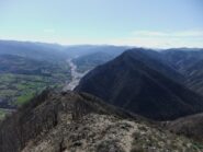 Val Borbera quasi dalla cima della Costa Camisola