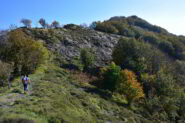 Risalendo la cresta NO del monte Ripa