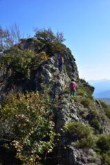 Verso la vetta del monte Castello Fante