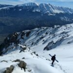 All'uscita della rava Grande, lo sguardo spazia sulla Maiella