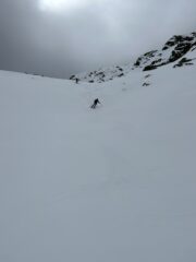discesa nel canalone