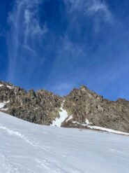 Conoide e canale visto da quota 2150M.