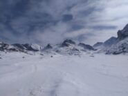 L'ameno pianoro di Traversagn con la Marchisa sullo sfondo