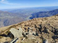 Panorama verso la pianura.