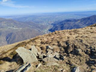 Panorama verso la pianura.