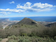 La cresta x il Monte Acuto (m.747) dal Poggio Grande (m.802)
