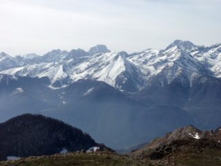 Vista su alpi  Marittime
