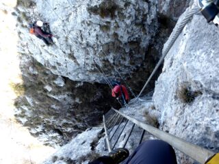 Il ponte visto da sopra.