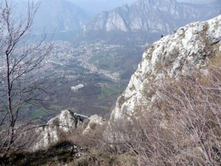 La parte finale vista dai pressi della vetta.