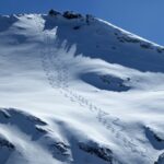 Parte alta del pendio NNO del Ruetas