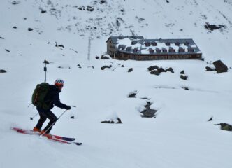Arrivo alla Jamtal Hutte
