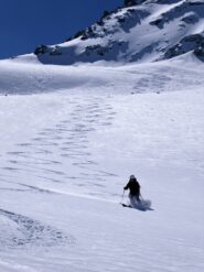 Pendio nord della Hinter Jam Spitz 