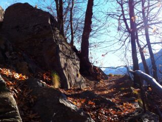 Il sentiero per Chisalle.