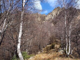 Un tratto di sentiero dopo Lievanere.