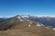 Il monte Birrone e il Monviso visti dal Cornet