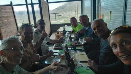 Pranzo a Lu Soccio con i simpaticissimi locals