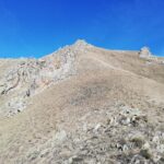 La cima dal costolone di salita