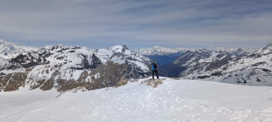 sguardo sulla valle di Rhemes sfondo Gr.Combin