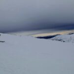 Bella neve sotto l'anticima