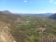 Bel panorama sulla bassa valle dalla punta.