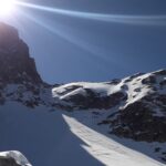 Panoramica del canalino salito