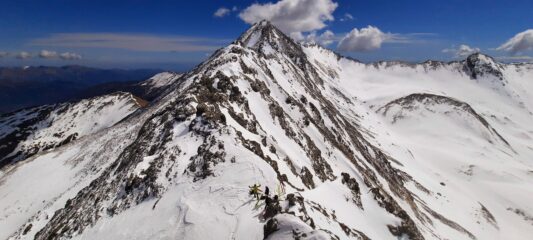Dalla cima verso la vicina Vergia