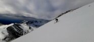 Anticima Trou de l'Aigle: poca neve ma molto bella