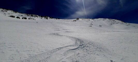 Neve invernale in alto
