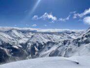 Panorama su alta val troncea 