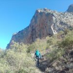 La parete per ora resta in ombra fino alle 10.30