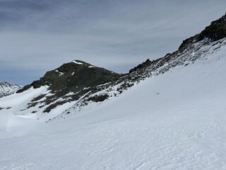 La vetta, gli sci si lasciano quando finisce la neve ;-)