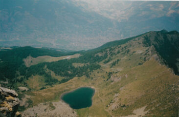 Lago di Chamolé  dalla Testa Nera