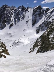 Il colle della Lausa dal passo di Vens