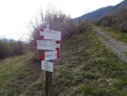 Palina alla deviazione per il m. Penna