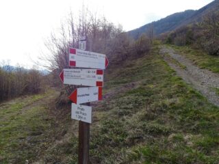 Palina alla deviazione per il m. Penna