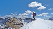 Arrivo in vetta alla Croce di Branzi (Pietra Quadra ovest) 