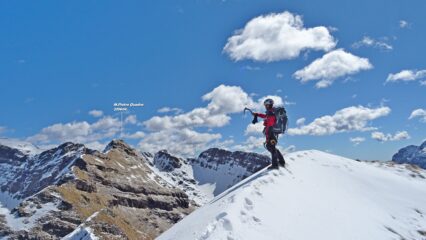 Arrivo in vetta alla Croce di Branzi (Pietra Quadra ovest) 