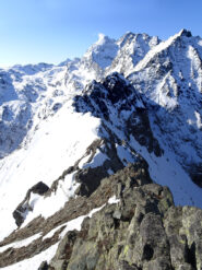 Vista verso sud dalla cima