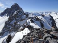 vista dalla cima verso l'Oronaye