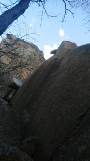 I primi tre tiri : Quattro spit di velluto (6a), Non Respirare (6a+), Lupo Alberto (5c)