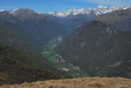 Valle di Locana dalla vetta della Cima Mares