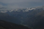 Dalla vetta del Monte Soglio vista verso il Gran Paradiso ormai offuscato