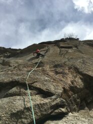 Il secondo tiro ora più fotografato della valle