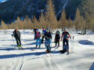 Il forte manipolo all'inizio del vallone di salita